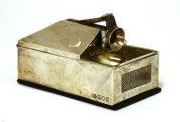Lot 150 - A novelty silver Edwardian cigar cutter and vesta