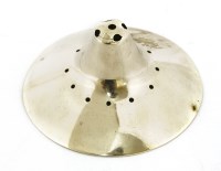 Lot 21 - A George III silver nipple shield