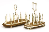 Lot 212 - Two unusual toast or letter racks