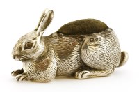 Lot 74 - An Edwardian silver pincushion