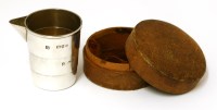 Lot 135 - An unusual late Victorian silver collapsible beaker/measure
