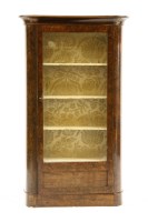Lot 602 - A walnut wall mounted cabinet