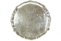 Lot 156 - A silver salver