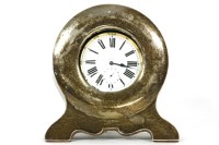 Lot 155 - A silver plated Goliath pocket watch