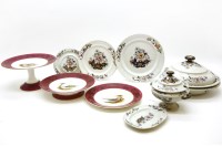 Lot 444 - A 19th century Davenport part dinner service