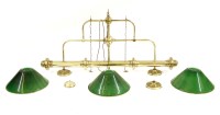 Lot 626 - A snooker ceiling light