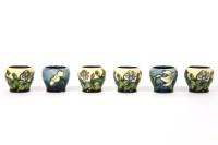 Lot 351A - Six Moorcroft egg cups
