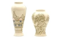 Lot 330 - Two Moorcroft unpainted masters