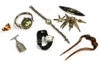 Lot 71 - A silver open faced watch