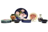 Lot 345 - Moorcroft pottery: two oval dishes and covers