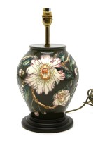 Lot 203 - A Moorcroft table lamp