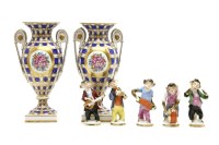 Lot 370 - A five piece Continental monkey band