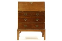 Lot 658 - Edwardian mahogany bureau