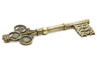 Lot 147 - A Victorian silver gilt presentation key by M Rettie & Sons