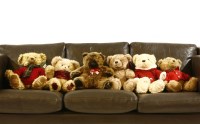 Lot 261 - Six Harrods Christmas teddy bears