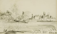 Lot 386 - Johan Barthold Jongkind (Dutch, 1819-1891)