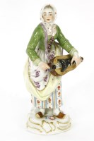 Lot 163 - A Meissen Cris de Paris series porcelain figure