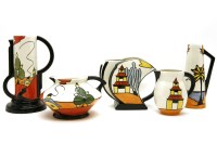 Lot 393 - A collection of old Ellgreaux pottery