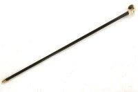Lot 504 - An ivory mounted walking cane