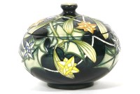 Lot 468 - A Moorcroft 'Festive Lights' pot and cover