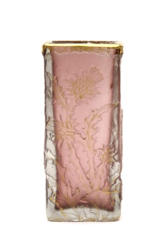 Lot 146 - A late 19th to early 20th century Daum glass vase