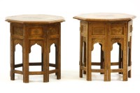 Lot 560 - An early 20th Century Indian Hoshiarpur rosewood occasional table