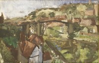 Lot 5 - John Aldridge RA (1905-1983) 
'IRONBRIDGE