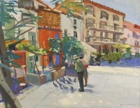 Lot 173 - Glen Scouller RWS (b.1950)
AFTERNOON STROLL