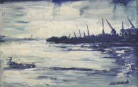 Lot 98 - James Lawrence Isherwood (1917-1989)
DOCKLANDS
Signed l.r.