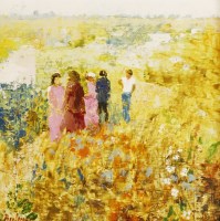 Lot 201 - Lionel Bulmer (1919-1992)
'RAMBLERS'
Signed l.l.