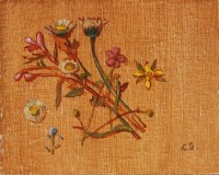 Lot 118 - Carolyn Sergeant (1937-2018)
DAISIES AND FORGET-ME-NOT;
DAISIES AND DANDELION
Two