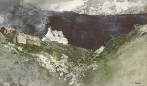 Lot 92 - Gwilym John Blockley (1921-2002)
A WELSH MOUNTAIN LANDSCAPE
Signed l.r.