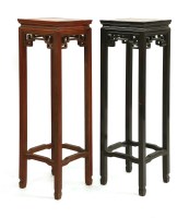 Lot 572 - Two Chinese vase stands