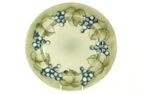 Lot 169 - A William Moorcroft Grape and Leaf plate