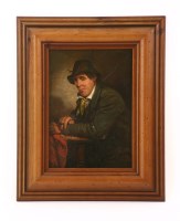 Lot 368 - C H Cook...?
PORTRAIT OF A GENTLEMAN
Oil on board