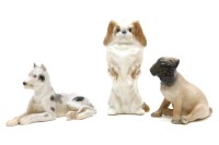 Lot 164 - Two Royal Copenhagen dogs
