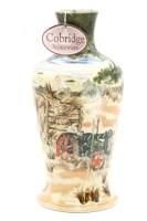 Lot 305 - A Cobridge stoneware vase