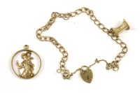 Lot 184 - A 9ct gold curb link chain