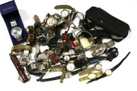 Lot 273 - A collection of gentlemen's and ladies wristwatches