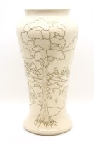 Lot 291 - A large Moorcroft trial 'After the Storm' vase