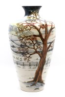 Lot 307 - A Moorcroft 'Woodside Farm' vase