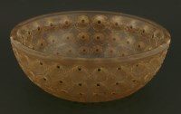 Lot 277 - A Lalique glass 'Nemours' bowl