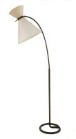 Lot 337 - A French metal standard lamp