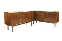 Lot 374 - A pair of Danish rosewood sideboards