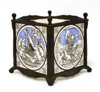 Lot 2 - A Minton tile-mounted jardinière stand