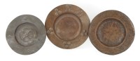 Lot 18 - Three Arts and Crafts copper dishes
