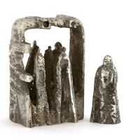 Lot 438 - An unusual abstract aluminium sculpture
