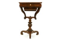 Lot 566 - A William IV mahogany games table