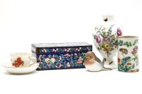 Lot 239 - A pair of Meissen teacup and saucers