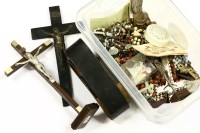 Lot 269 - A collection of costume jewellery and crucifixes